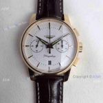 Swiss Copy Longines Automatic Watch Rose Gold Case